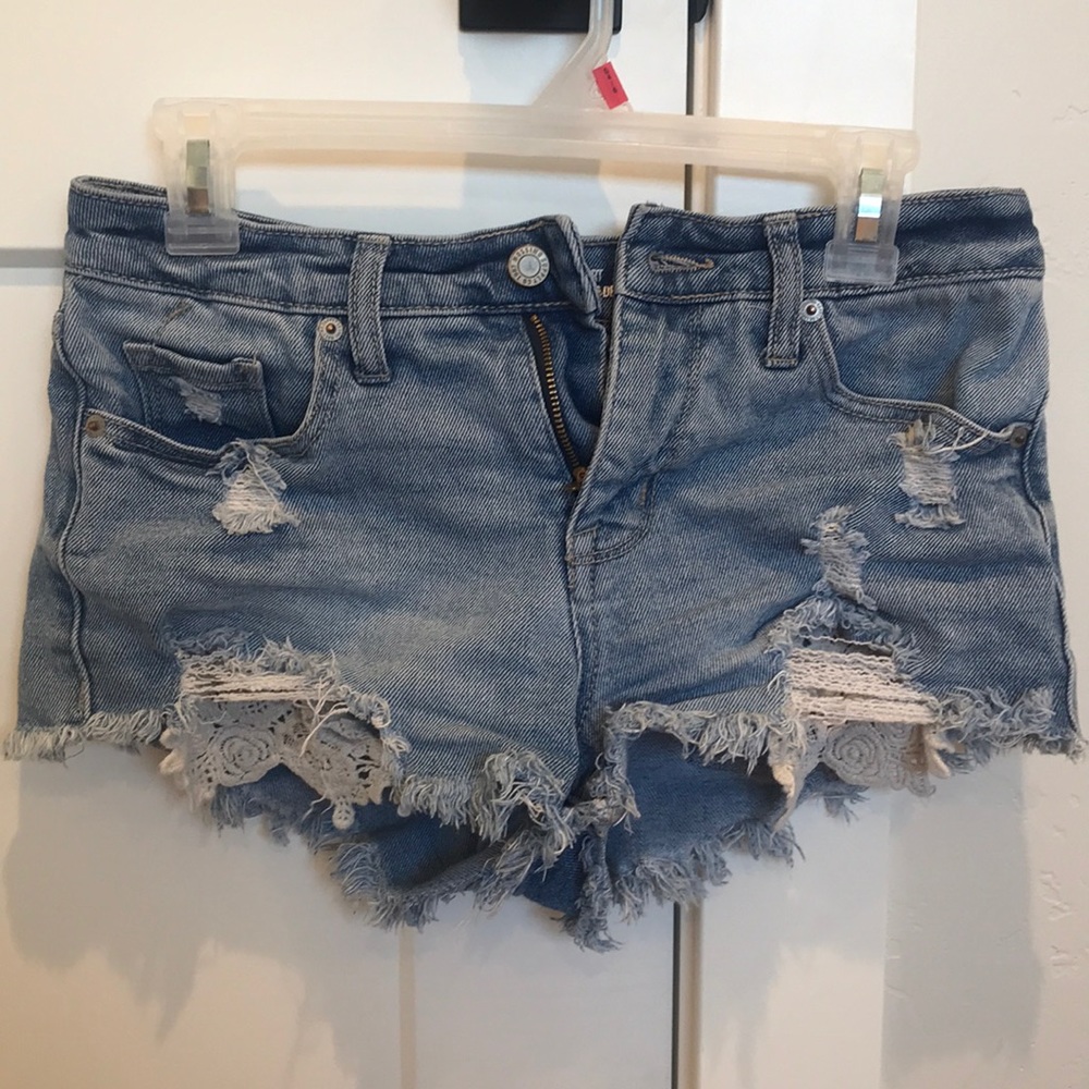 denim shorts
